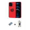 MARSİLYAN™- iPhone 13 Pro Max Kılıf Yankı Form Prime - Siyah Bilvis Hayalet Cam Ekran Koruyucu + Shine Kamera Lens Koruma Cam - GI