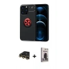 MARSİLYAN™- iPhone 13 Pro Max Kılıf Yankı Form Prime - Siyah Bilvis Hayalet Cam Ekran Koruyucu + Raze Metal Kamera Lens - GD