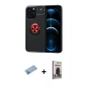 MARSİLYAN™- iPhone 13 Pro Max Kılıf Yankı Form Prime - Siyah Bilvis Hayalet Cam Ekran Koruyucu + Shine Kamera Lens Koruma Cam - MI