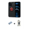 MARSİLYAN™- iPhone 13 Pro Max Kılıf Yankı Form Prime - Siyah Bilvis Hayalet Cam Ekran Koruyucu + Shine Kamera Lens Koruma Cam - MI