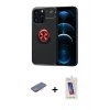 MARSİLYAN™- iPhone 13 Pro Max Kılıf Yankı Form Prime - Siyah Joko 5D Cam + Renkli Kamera Lens Koruma Cam - PE