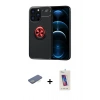 MARSİLYAN™- iPhone 13 Pro Max Kılıf Yankı Form Prime - Siyah Joko 5D Cam + Renkli Kamera Lens Koruma Cam - YL