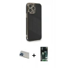 MARSİLYAN™- iPhone 13 Pro Max Kılıf Yankı Serisi - Şeffaf 360 Full Body Arka Koruyucu + Rainbow Kamera Lens Koruma Cam - MI