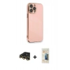 MARSİLYAN™- iPhone 13 Pro Max Kılıf Yankı Serisi - Siyah 6D Mat Seramik Hayalet Nano Ekran Koruyucu + Raze Metal Kamera Lens - GD