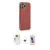 MARSİLYAN™- iPhone 13 Pro Max Kılıf Yankı Serisi - Siyah Joko 5D Cam + Shine Kamera Lens - GD