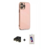 MARSİLYAN™- iPhone 13 Pro Max Kılıf Yankı Serisi - Siyah Joko 5D Cam + Raze Metal Kamera Lens - GD