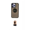 MARSİLYAN™- iPhone 13 Pro Max Kılıf Yörünge Çizgi - Şeffaf Maxco Cam Ekran Koruyucu