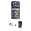 MARSİLYAN™- iPhone 13 Pro Max Kılıf Zirve Form Özel Seri - Şeffaf 360 Full Body Arka Koruyucu + Pers Alüminyum Kamera Lens - GI