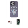 MARSİLYAN™- iPhone 13 Pro Max Kılıf Zirve Form Özel Seri - Şeffaf 360 Full Body Arka Koruyucu + Pers Alüminyum Kamera Lens - KI
