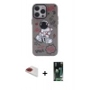 MARSİLYAN™- iPhone 13 Pro Max Kılıf Zirve Form Özel Seri - Şeffaf 360 Full Body Arka Koruyucu + Pers Alüminyum Kamera Lens - KI