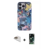 MARSİLYAN™- iPhone 13 Pro Max Kılıf Zirve Form Özel Seri - Şeffaf 360 Full Body Arka Koruyucu + Pers Alüminyum Kamera Lens - GD