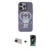 MARSİLYAN™- iPhone 13 Pro Max Kılıf Zirve Form Özel Seri - Şeffaf 360 Full Body Arka Koruyucu + Rainbow Kamera Lens Koruma Cam - KI