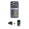 MARSİLYAN™- iPhone 13 Pro Max Kılıf Zirve Form Özel Seri - Şeffaf 360 Full Body Arka Koruyucu + Raze Metal Kamera Lens - GD