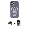 MARSİLYAN™- iPhone 13 Pro Max Kılıf Zirve Form Özel Seri - Şeffaf 360 Full Body Arka Koruyucu + Raze Metal Kamera Lens - GD