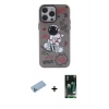 MARSİLYAN™- iPhone 13 Pro Max Kılıf Zirve Form Özel Seri - Şeffaf 360 Full Body Arka Koruyucu + Shine Kamera Lens Koruma Cam - MI