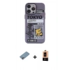 MARSİLYAN™- iPhone 13 Pro Max Kılıf Zirve Form Özel Seri - Şeffaf Maxco Cam Ekran Koruyucu + Shine Kamera Lens Koruma Cam - GI