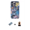 MARSİLYAN™- iPhone 13 Pro Max Kılıf Zirve Form Özel Seri - Şeffaf Maxco Cam Ekran Koruyucu + Shine Kamera Lens Koruma Cam - GI