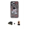 MARSİLYAN™- iPhone 13 Pro Max Kılıf Zirve Form Özel Seri - Şeffaf Maxco Cam Ekran Koruyucu + Raze Metal Kamera Lens - GD