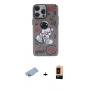 MARSİLYAN™- iPhone 13 Pro Max Kılıf Zirve Form Özel Seri - Şeffaf Maxco Cam Ekran Koruyucu + Mavi Shine Kamera Lens Koruma Cam