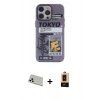 MARSİLYAN™- iPhone 13 Pro Max Kılıf Zirve Form Özel Seri - Şeffaf Maxco Cam Ekran Koruyucu + Rainbow Kamera Lens Koruma Cam - BZ
