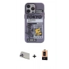 MARSİLYAN™- iPhone 13 Pro Max Kılıf Zirve Form Özel Seri - Şeffaf Maxco Cam Ekran Koruyucu + Rainbow Kamera Lens Koruma Cam - MR