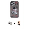 MARSİLYAN™- iPhone 13 Pro Max Kılıf Zirve Form Özel Seri - Şeffaf Maxco Cam Ekran Koruyucu + Rainbow Kamera Lens Koruma Cam - MR
