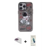 MARSİLYAN™- iPhone 13 Pro Max Kılıf Zirve Form Özel Seri - Şeffaf Pasifik Cam Ekran Koruyucu + Pers Alüminyum Kamera Lens - GI