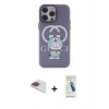 MARSİLYAN™- iPhone 13 Pro Max Kılıf Zirve Form Özel Seri - Şeffaf Pasifik Cam Ekran Koruyucu + Pers Alüminyum Kamera Lens - GI