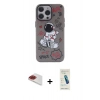 MARSİLYAN™- iPhone 13 Pro Max Kılıf Zirve Form Özel Seri - Şeffaf Pasifik Cam Ekran Koruyucu + Pers Alüminyum Kamera Lens - KI