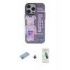 MARSİLYAN™- iPhone 13 Pro Max Kılıf Zirve Form Özel Seri - Şeffaf Pasifik Cam Ekran Koruyucu + Mavi Shine Kamera Lens Koruma Cam