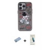 MARSİLYAN™- iPhone 13 Pro Max Kılıf Zirve Form Özel Seri - Şeffaf Pasifik Cam Ekran Koruyucu + Mavi Shine Kamera Lens Koruma Cam
