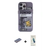 MARSİLYAN™- iPhone 13 Pro Max Kılıf Zirve Form Özel Seri - Şeffaf Pasifik Cam Ekran Koruyucu + Renkli Kamera Lens Koruma Cam - PE