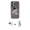 MARSİLYAN™- iPhone 13 Pro Max Kılıf Zirve Form Özel Seri - Şeffaf Pasifik Cam Ekran Koruyucu + Pers Alüminyum Kamera Lens - LT