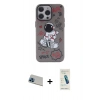 MARSİLYAN™- iPhone 13 Pro Max Kılıf Zirve Form Özel Seri - Şeffaf Pasifik Cam Ekran Koruyucu + Rainbow Kamera Lens Koruma Cam - MI