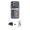 MARSİLYAN™- iPhone 13 Pro Max Kılıf Zirve Form Özel Seri - Şeffaf Pasifik Cam Ekran Koruyucu + Raze Metal Kamera Lens - GD
