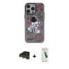 MARSİLYAN™- iPhone 13 Pro Max Kılıf Zirve Form Özel Seri - Şeffaf Pasifik Cam Ekran Koruyucu + Raze Metal Kamera Lens - GD