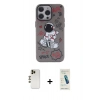 MARSİLYAN™- iPhone 13 Pro Max Kılıf Zirve Form Özel Seri - Şeffaf Pasifik Cam Ekran Koruyucu + Shine Kamera Lens - GD