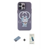 MARSİLYAN™- iPhone 13 Pro Max Kılıf Zirve Form Özel Seri - Şeffaf Pasifik Cam Ekran Koruyucu + Shine Kamera Lens Koruma Cam - PE