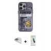 MARSİLYAN™- iPhone 13 Pro Max Kılıf Zirve Form Özel Seri - Şeffaf Pasifik Cam Ekran Koruyucu + Pers Alüminyum Kamera Lens - SABE
