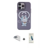 MARSİLYAN™- iPhone 13 Pro Max Kılıf Zirve Form Özel Seri - Şeffaf Pasifik Cam Ekran Koruyucu + Pers Alüminyum Kamera Lens - SABE