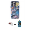 MARSİLYAN™- iPhone 13 Pro Max Kılıf Zirve Form Özel Seri - Siyah 18D Cam Ekran Koruyucu + Pers Alüminyum Kamera Lens - KI