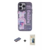 MARSİLYAN™- iPhone 13 Pro Max Kılıf Zirve Form Özel Seri - Siyah 6D Mat Seramik Hayalet Nano Ekran Koruyucu + Renkli Kamera Lens Koruma Cam - TU