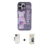 MARSİLYAN™- iPhone 13 Pro Max Kılıf Zirve Form Özel Seri - Siyah 6D Mat Seramik Hayalet Nano Ekran Koruyucu + Shine Kamera Lens - GD