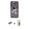 MARSİLYAN™- iPhone 13 Pro Max Kılıf Zirve Form Özel Seri - Siyah 6D Mat Seramik Hayalet Nano Ekran Koruyucu + Renkli Kamera Lens Koruma Cam - TU