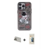 MARSİLYAN™- iPhone 13 Pro Max Kılıf Zirve Form Özel Seri - Siyah 6D Mat Seramik Hayalet Nano Ekran Koruyucu + Rainbow Kamera Lens Koruma Cam - REGD