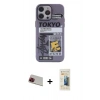 MARSİLYAN™- iPhone 13 Pro Max Kılıf Zirve Form Özel Seri - Siyah 6D Mat Seramik Hayalet Nano Ekran Koruyucu + Rainbow Kamera Lens Koruma Cam - KI