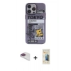 MARSİLYAN™- iPhone 13 Pro Max Kılıf Zirve Form Özel Seri - Siyah 6D Mat Seramik Hayalet Nano Ekran Koruyucu + Gökkuşağı Pers Alüminyum Kamera Lens