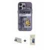 MARSİLYAN™- iPhone 13 Pro Max Kılıf Zirve Form Özel Seri - Siyah 6D Mat Seramik Hayalet Nano Ekran Koruyucu + Rainbow Kamera Lens Koruma Cam - BZ