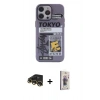 MARSİLYAN™- iPhone 13 Pro Max Kılıf Zirve Form Özel Seri - Siyah Bilvis 3D Cam Ekran Koruyucu + Raze Metal Kamera Lens - GD