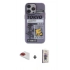 MARSİLYAN™- iPhone 13 Pro Max Kılıf Zirve Form Özel Seri - Siyah Bilvis 3D Cam Ekran Koruyucu + Pers Alüminyum Kamera Lens - KI